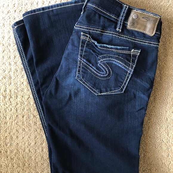 SILVER JEANS CO., SUKI MID SLIM BOOT JEANS, SIZE 31, Length 31, LIKE NEW - Picture 7 of 7